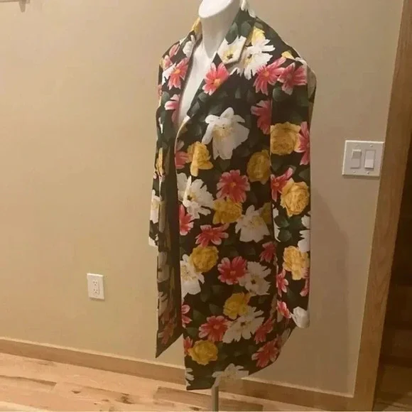 T Tahari Floral Blazer Jacket NWT - Picture 5 of 9